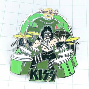 送料無料)Hard Rock Cafe KISS エリック ハードロックカフェ ピンバッジ PINS ブローチ ピンズ A17537