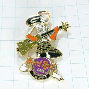 送料無料)Hard Rock Cafe ハロウィン 骸骨男 ハードロックカフェ ピンバッジ PINS ブローチ ピンズ A17540