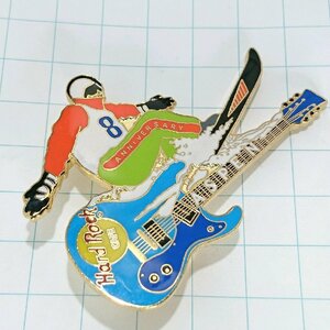 送料無料)Hard Rock Cafe スノーボーダー ギター ハードロックカフェ ピンバッジ PINS ブローチ ピンズ A17547