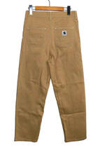 ◆美品 Carhartt WIP カーハート W ARMANDA PANT T/C リラックスストレート ストレッチ ワークパンツ W25 カーキベージュ_画像3