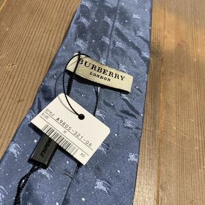 【フォーマル】BURBERRYLONDON バーバリーロンドン メンズ 紳士 シルク100 ネクタイ ホースロゴの画像2