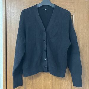 Быстрое решение Muji Wide Cardigan Black