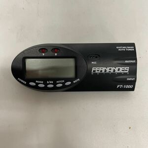 0FERNANDES tuner [FT-1000] electrification only verification settled secondhand goods 