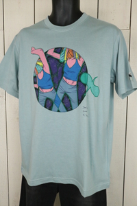 ③【新品】☆SPINSTER　オリゾンティ：プリント　半袖　Ｔシャツ　Ｍ　90's/1990年代/デッドストック/アーカイブ/ビューティビースト