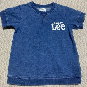 美品　Lee デニム風ニットTシャツ　100サイズ