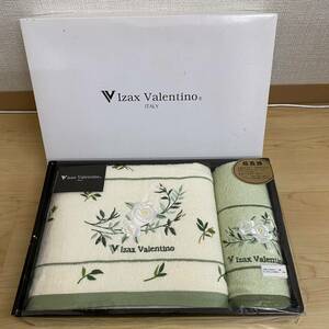 VIZAX Valentino 大判バスタオル　ロングフェイスタオル　花柄　刺繍　no.75