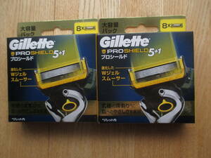 Gillette プロシールド 替刃8コ入 ×（2箱セット）
