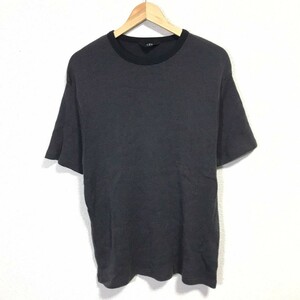 H3397dL Calvin Klein カルバンクライン サイズ2L 半袖Tシャツ ワッフルTシャツ チャコールグレー メンズ コットンTシャツ カジュアル 