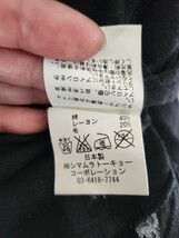 H3132JL 日本製 n°44 ナンバーヨンジューヨン 0000 サイズU (M位) ノースリーブワンピース ロングTシャツ ブラック レディース オシャレ_画像5