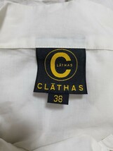 H3232JL 日本製 CLATHAS クレイサス サイズ38 (M位) 長袖ブラウス リボン 長袖シャツ フリルブラウス ホワイト 白 レディース 白シャツ_画像3