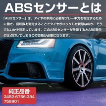 【1本】ABSセンサー MINI R50 one 1.4i フロント スピードセンサー 34526756384 756901 ミニクーパー パルス_画像2