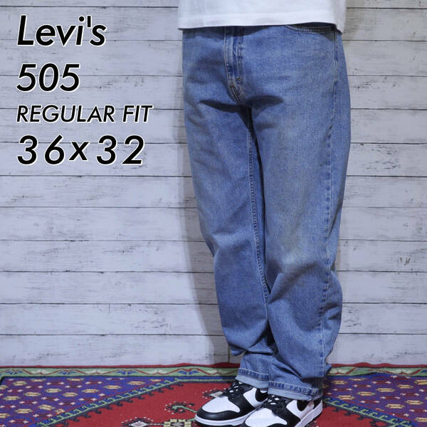 リーバイス Levi's 505 W36 ストレッチ デニムパンツ ジーンズ W36 L32 REGULAR FIT レギュラーフィット オリジナルレングス 20202321