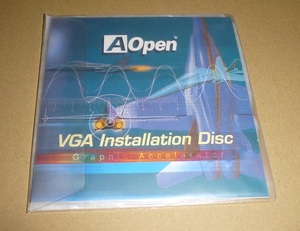 CDR019 CD-ROM AOPEN VGA Installation Disc