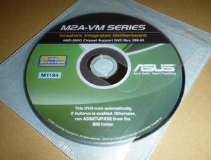 CDR023 DVD マザーボード付属品 ASUS M2A-VM
