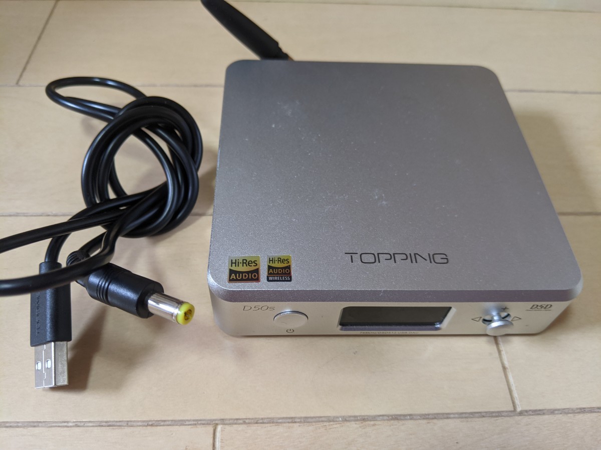TOPPING D50s (OPA627auに換装済み)USB DAC HIFI デコーダ Bluetooth