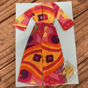  Vintage Barbie *PAJAMA POW! #1806 out Fit set *1967-68, pyjamas way!, rhinoceros ke,vintage barbie, earrings lack of 