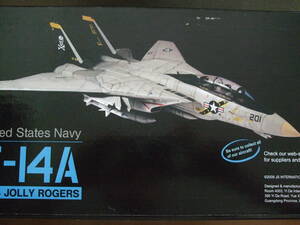 JSI 絶版 １／１８ Ｆ－１４Ａ トムキャット ＶＦ８４ ジョリーロジャース リニューアル版 河合商会　1:18 F-14A 1/18 未組立　　