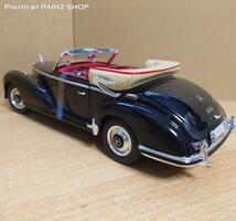 1/18 メルセデスベンツ300S 1955 ブラック Mercedes Benz 300S WELLY製ダイキャスト製ミニカー中古_画像4