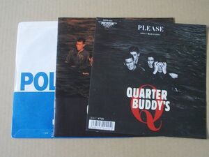 Y2430　即決　EPレコード　QUARTER BUDDY’S『PLEASE』　プロモ盤　非売品　伊藤銀次