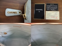 1円スタート　正規品　シャネル　CHANEL　チェーンショルダーバッグ　ハンドバック　マトラッセ　ラムスキン　シール有_画像7