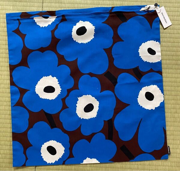 マリメッコ marimekko クッションカバー 黒 濃紫 青 ピエニウニッコ 超レア