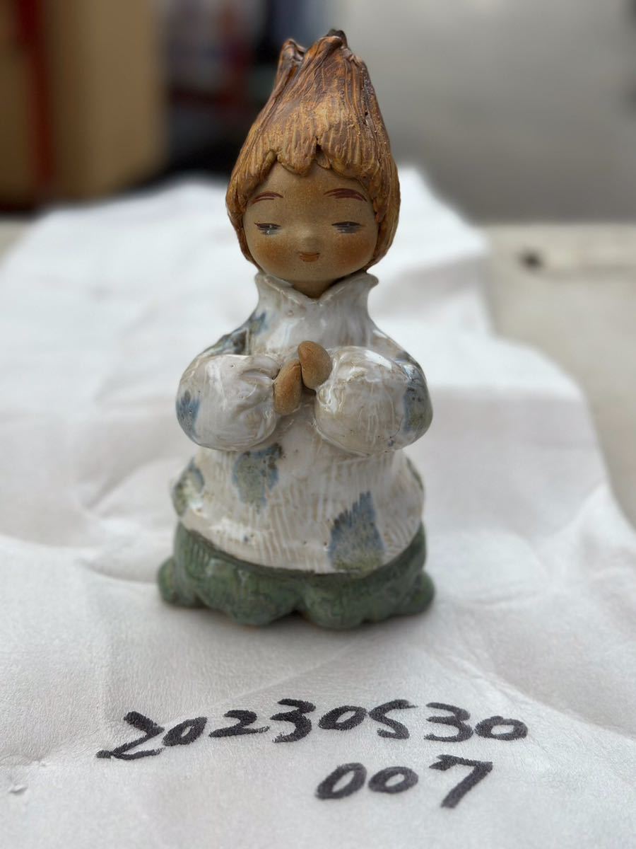 Rare Good condition Ceramic doll Shoko Takeuchi Slight scratches Figurine Shipping fee 1200 Management number 20230530007, handmade works, interior, miscellaneous goods, ornament, object