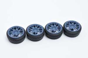 1/24 plastic model car wheel 19 -inch CH type with tire 