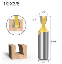 Mz350★お得な5本セット★ ダブテールタイプの1/2(12.7mm)シャンク木工用ルータービット 5本★フライスカッター★セット販売_画像4