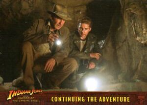 インディ・ジョーンズ クリスタルスカルの王国 プロモカード P1 INDIANA JONES HERITAGE Trading Cards