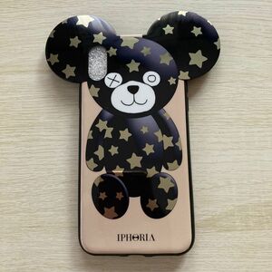 【未使用】IPHORIA Case for Apple iPhone X - Teddy Golden Stars 14549