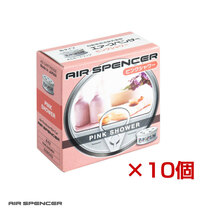 芳香剤 (10個セット) エアースペンサー ピンクシャワー 置き型 車内 エレガントでやさしいフローラルの香り 栄光社 A42_画像1