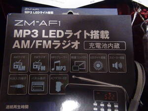 充電式AM FM ラジオ USB.ミニSDカード MP3P LEDライト !。6