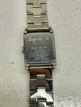 【動作未確認】agnes b　アニエスベー　腕時計　V400-1100　クオーツ　レディース　アイボリー文字盤　コマ付　箱付　保証書付_画像6