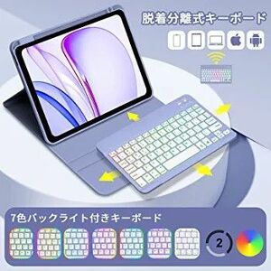 Pad Air 第5世代 ケース キーボード GOOJODOQ iPad Air 第4世代 キーボード付きカバー 7色バッ