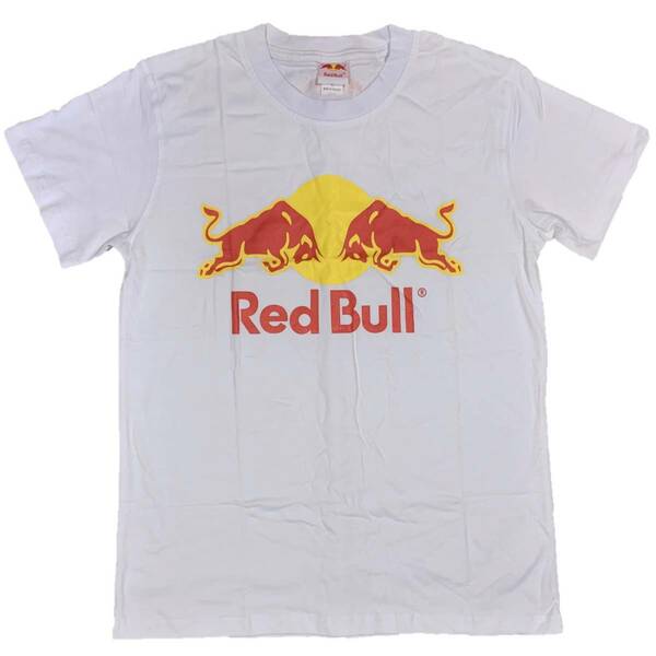 [並行輸入品] Red Bull レッドブル ブランドロゴ プリントTシャツ (ホワイト) XXXL