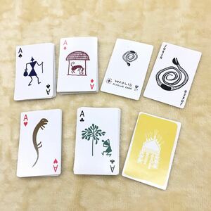 WARLIS PLAYING CARD ワルリ族 インド先住民族 デザイン モチーフ トランプ カード