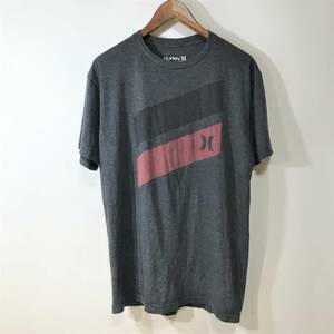 貴重☆ハーレー Hurley PREMIUM FIT プリントＴシャツ M 杢チャコール