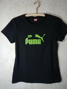 to6477　PUMA　プーマ　レディース　半袖　tシャツ　ロゴ　プラス　ネコ　デザイン　人気　送料格安