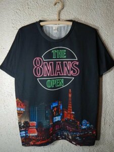 to6475　エイトMAN　THE 8MANS　日本製　半袖　ネオン　デザイン　tシャツ　人気　送料格安