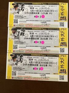 6 month 17 day ( earth ) Hanshin against SoftBank Koshien 14 hour opening left on step through . side 