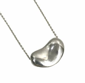 23-2305 [ superior article ] Tiffany Large bean necklace 925 approximately 41cm approximately 7.9g silver silver color beans legume pendant standard lady's 