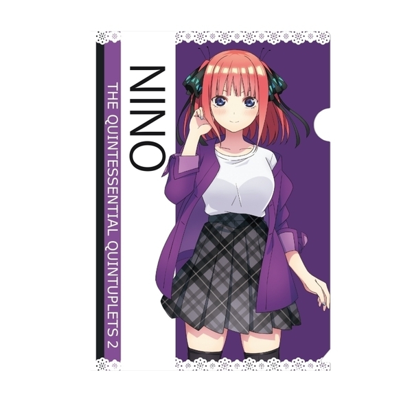 五等分の花嫁 クリアファイル 中野二乃