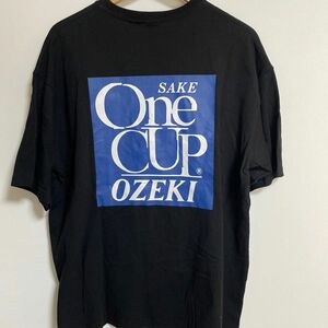 ワンカップ大関　日本酒　パロディ　Tシャツ　半袖　Lサイズ　ビッグシルエット　ゆったり