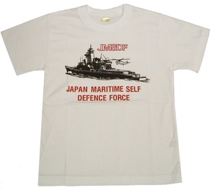 大特価　海上自衛隊　150　子供用　半袖　Tシャツ　船　お揃い　アウトドア　ミリタリー　JMSDF　海自　Y-№13(150)