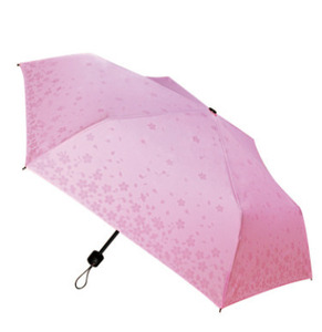 桜舞う浮き出る傘 三本セットで超お得 折りたたみ 晴雨兼用 送料無料