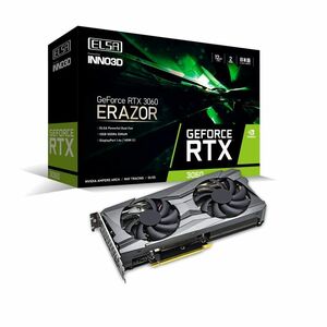 エルザ GeForce RTX 3060 グラフィックスボード ERAZOR GD3060-12GEREZ VD7586