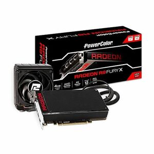 PowerColor ビデオカード AMD Radeon R9 Fury X搭載 水冷クーラー HBM ショート基板 AX R9 FURY