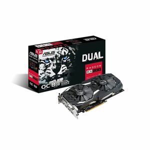 ASUS AMD RX580 установка видео карта DUAL-RX580-O8G