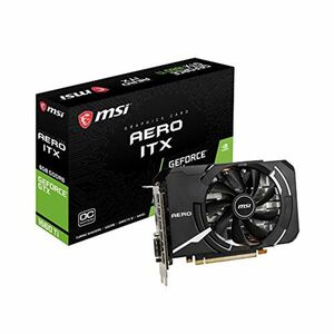 MSI GeForce GTX 1660 Ti AERO ITX 6G OC グラフィックスカード ブラック 国内正規流通品