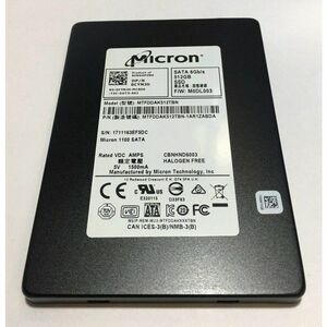 Micron 512GB SSD 2.5インチ 6Gb/s SATA ソリッドステートドライブ モデル: MTFDDAK512TBN DP/